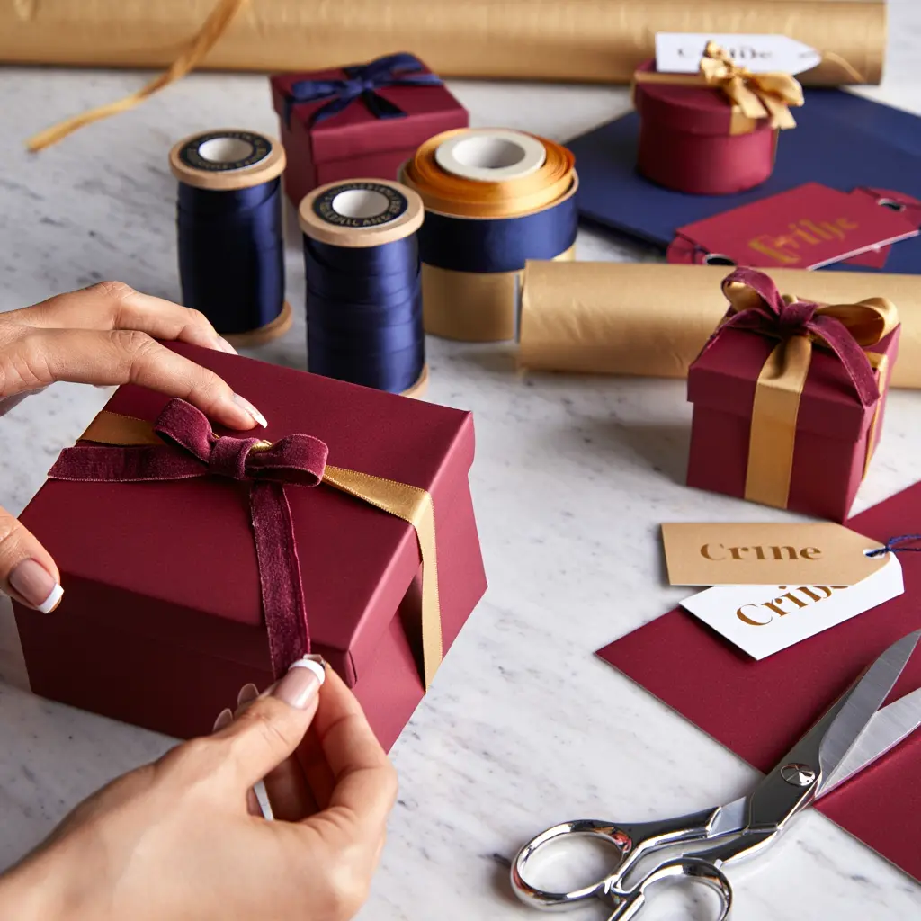 Luxury gift wrapping service